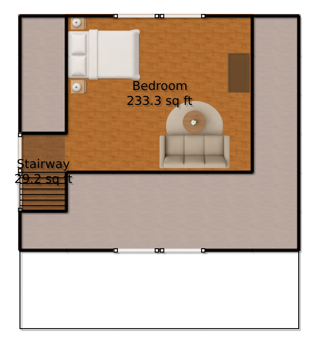 Lofted Floor