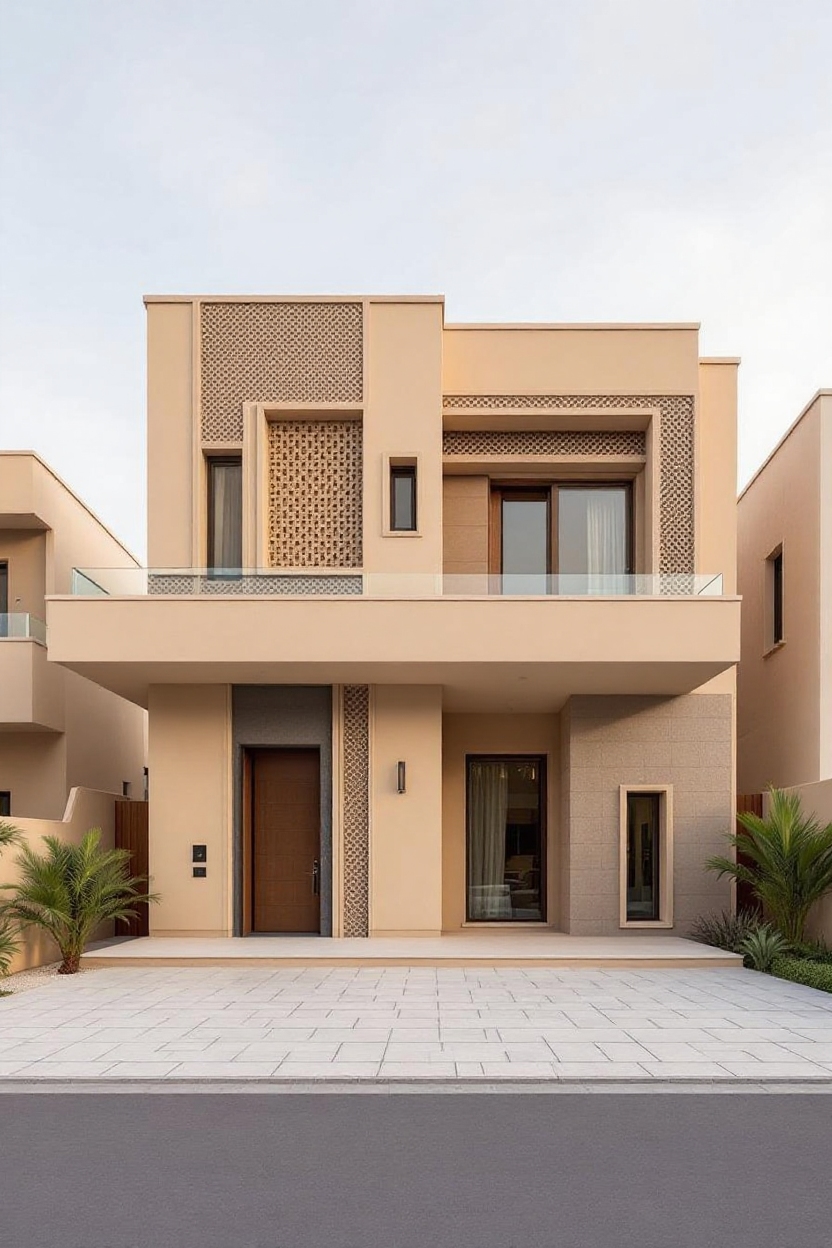 add a large front terrace to the house