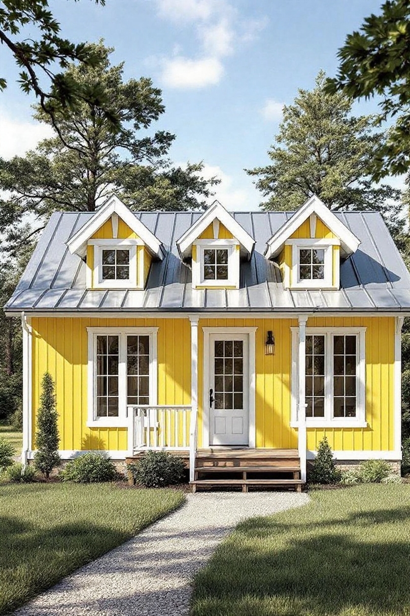 change house color to yellow