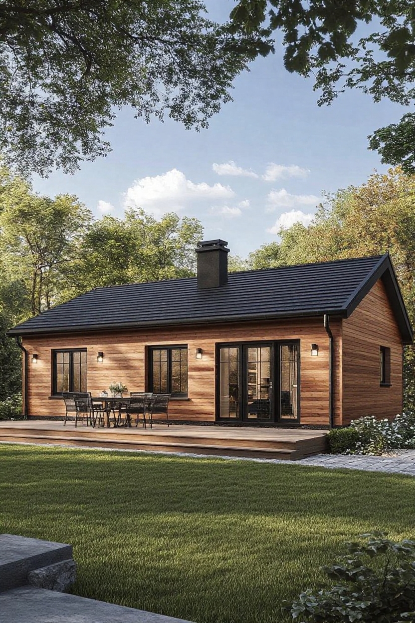 change house siding to stained wood shiplap