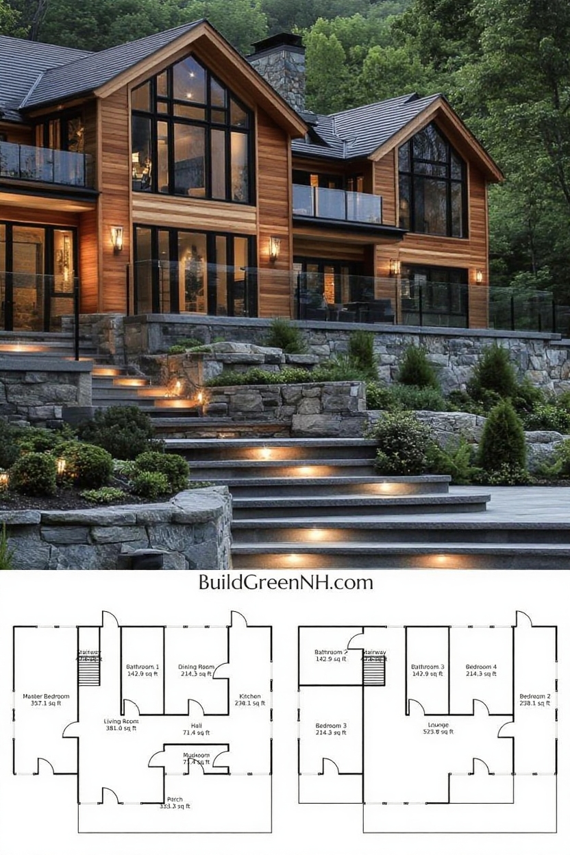 change house siding to oak wood