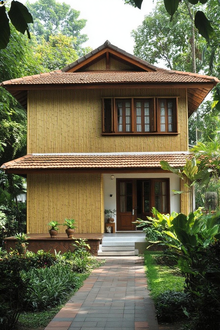 change house siding to bamboo