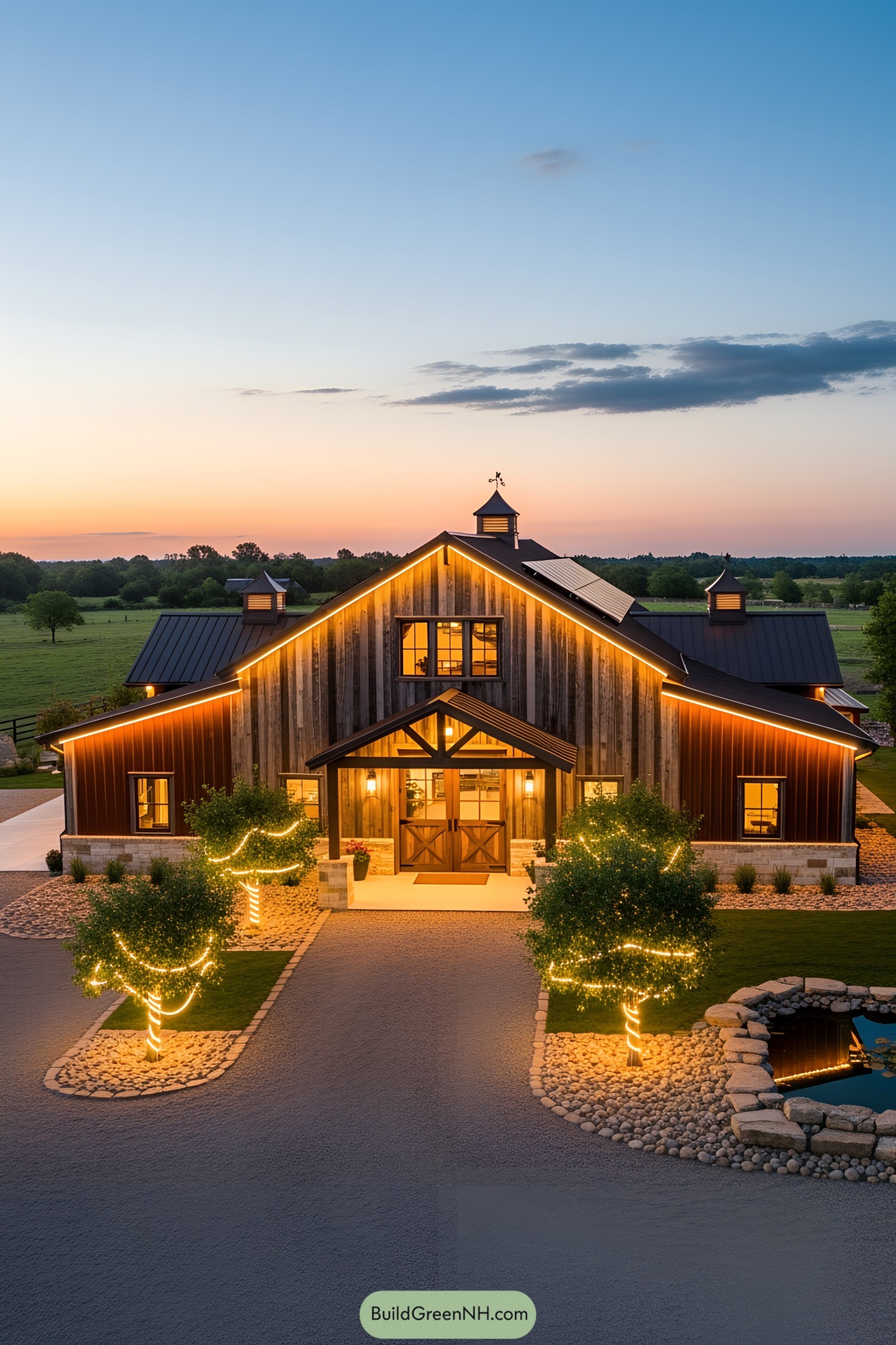19 Modern Barndominiums Basking in Sunset Hues