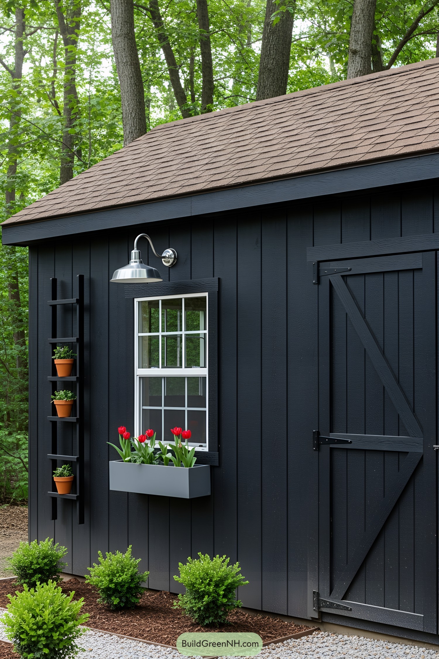 23 Black Sheds for More Backyard Drama