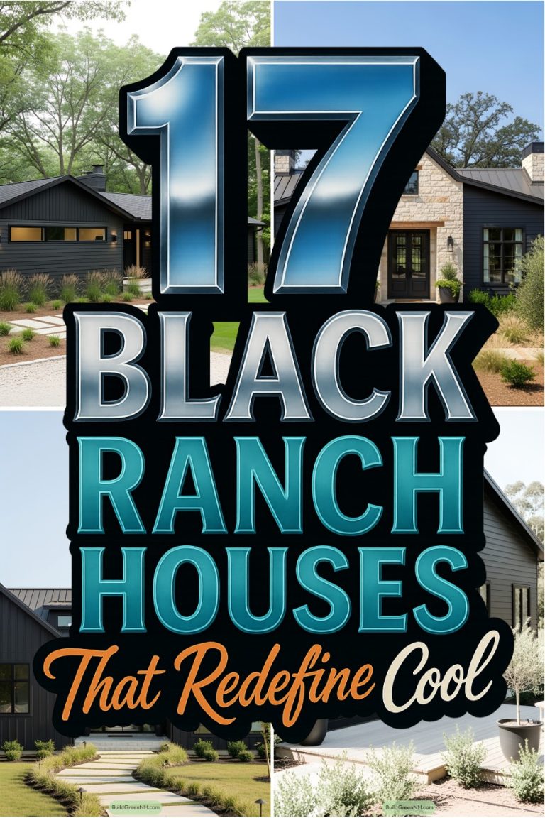 17 Black Ranch Houses That Redefine Cool