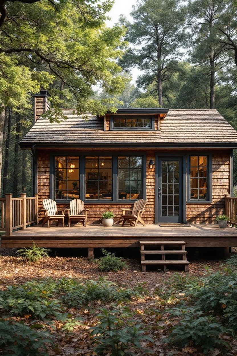 change house siding to natural wood shingle