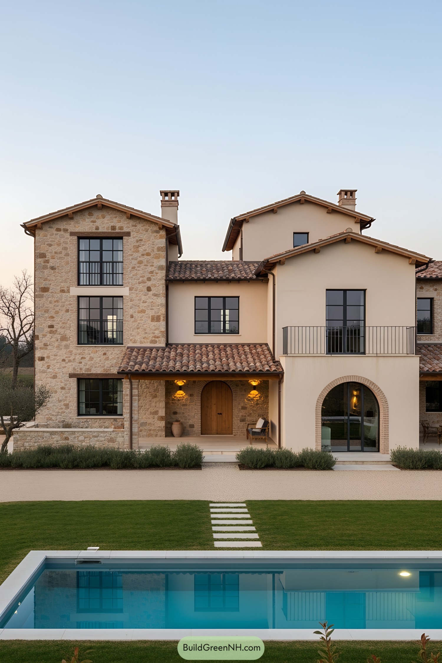 Charming Italian farmhouse with pool and stonework