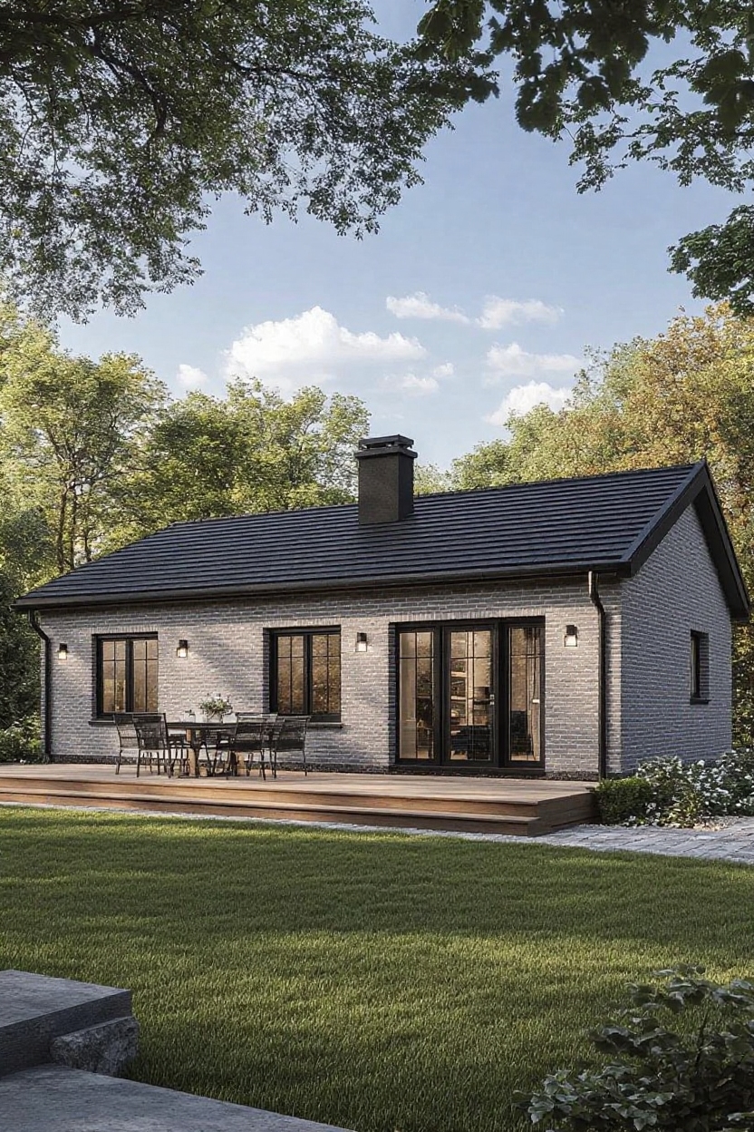 change house siding to grey brick