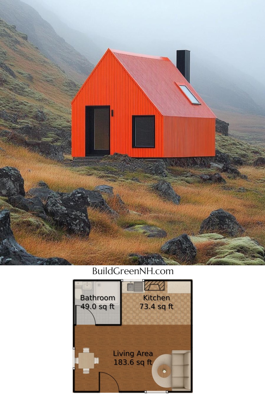 Bold Beacon on the Foggy Hillside: Small Cabin Floor Plans