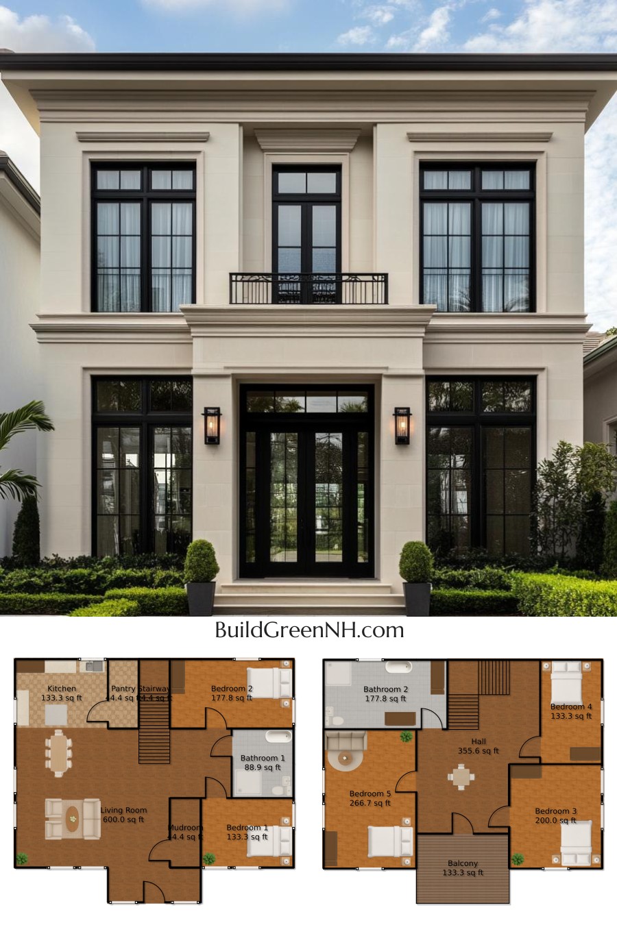 Sophisticated Serenity: The Villa Oasis: Modern Villa Floor Plans