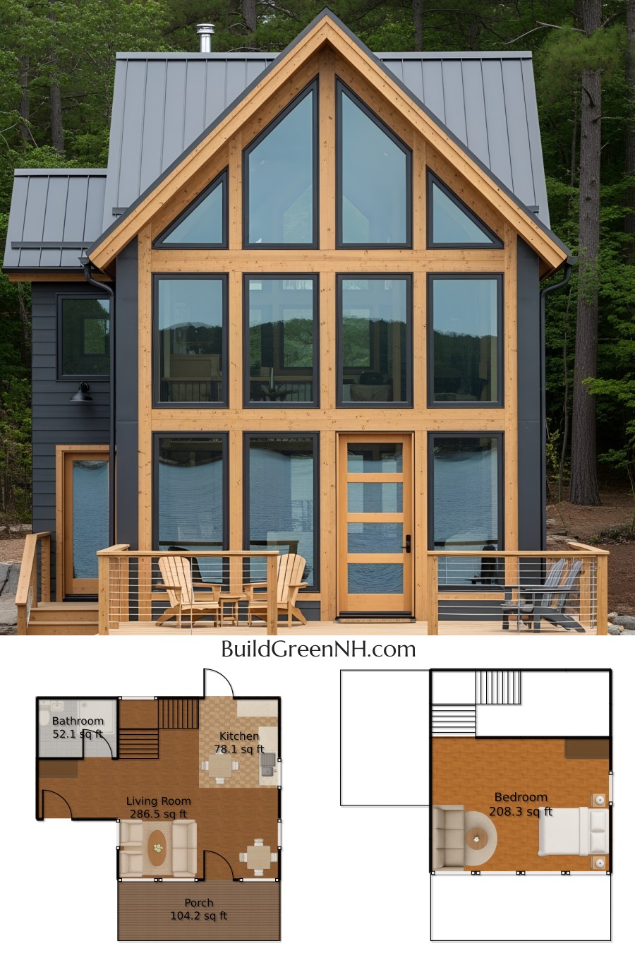 Little Glass House of Lake Dreams Floor Plan