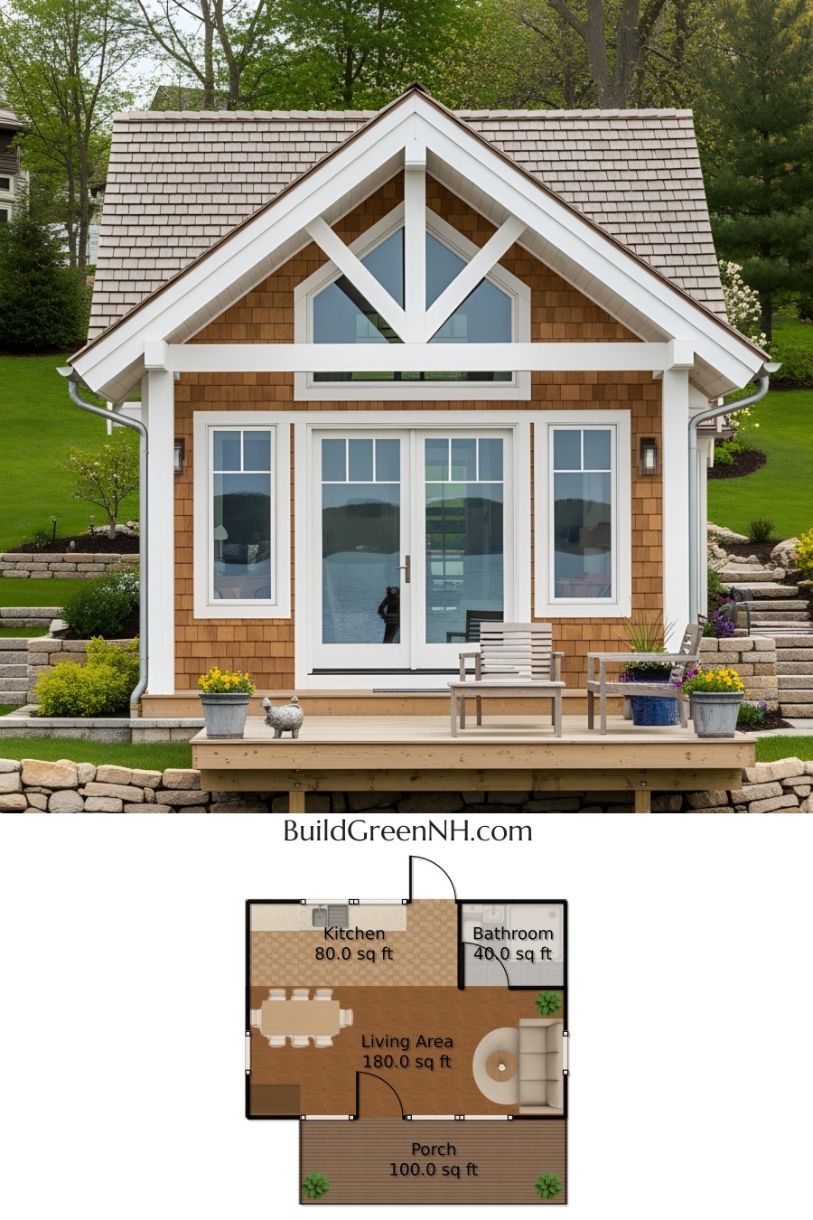 Tiny Timberland Treasure Floor Plan
