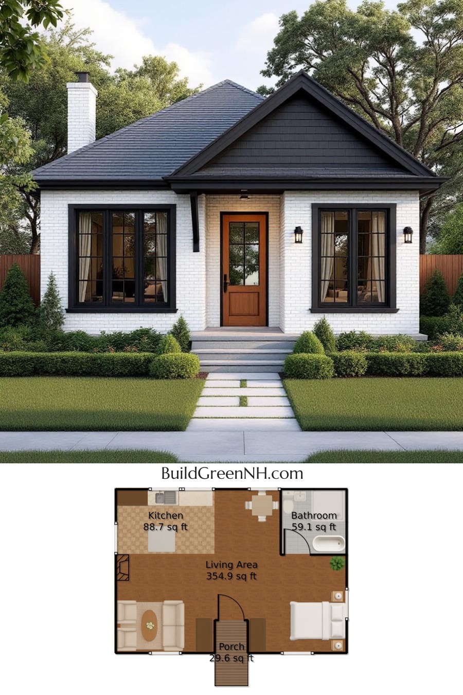Charming Cottage Bliss Floor Plan