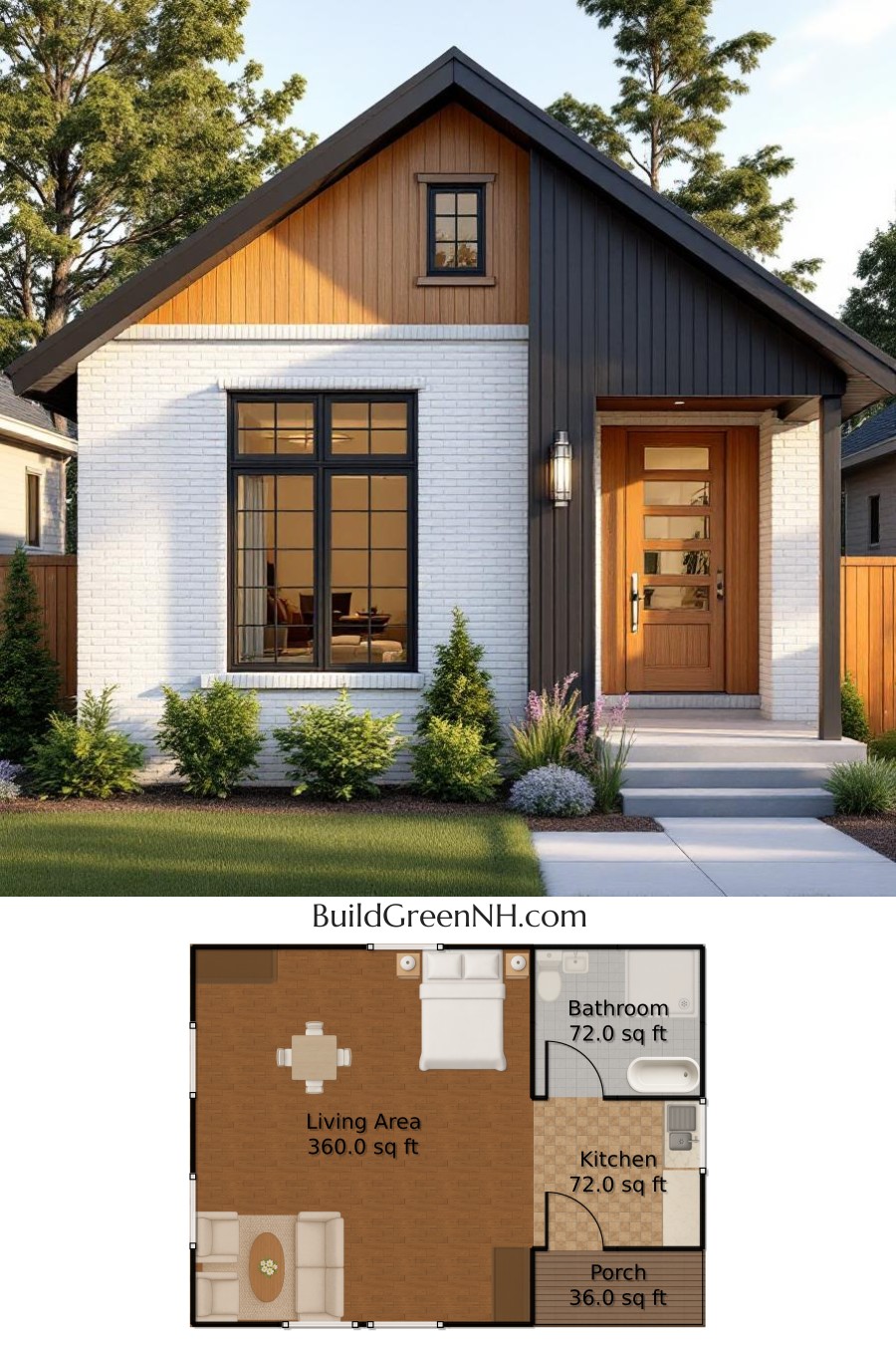 Delightful Cottage Retreat: Bungalow Floor Plans