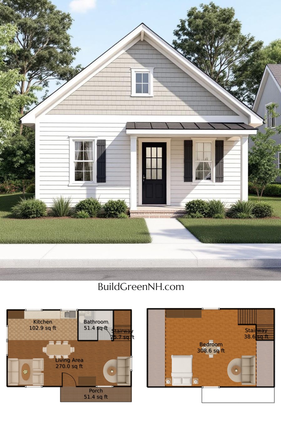 Bungalow Hideaway Gem: Bungalow Floor Plans