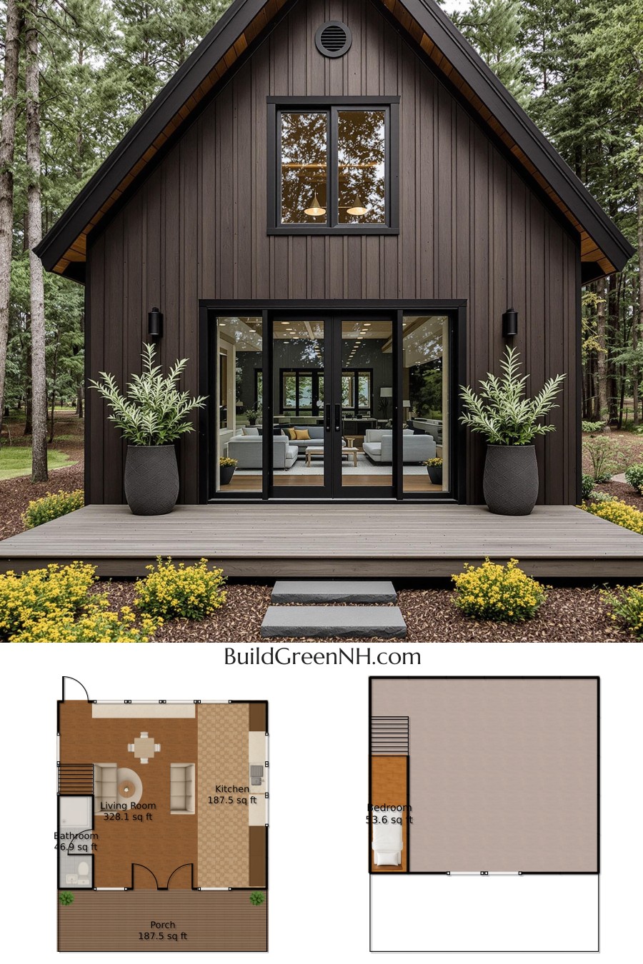 The Forest’s Chic Bungalow: Barn House Plans
