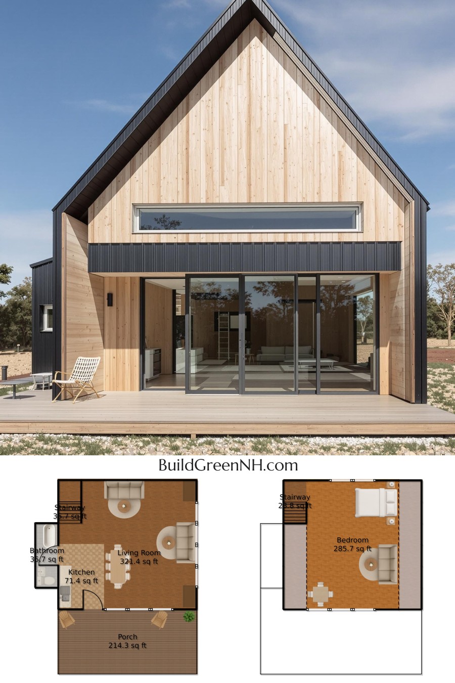 Modern Barn Retreat: Barn House Plans