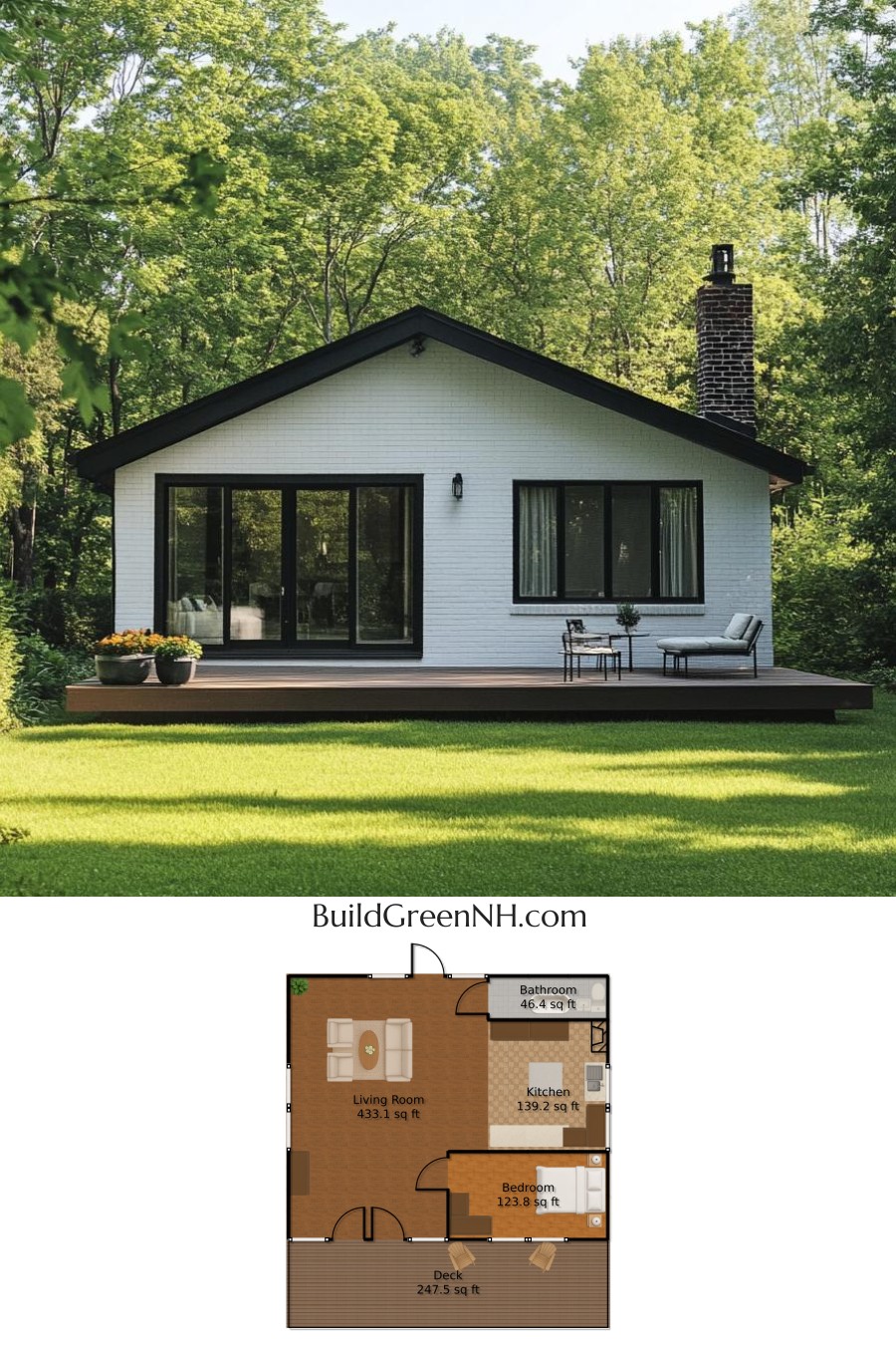 Timberland Tranquillity: A Bungalow Bash: Modern Bungalow Floor Plans