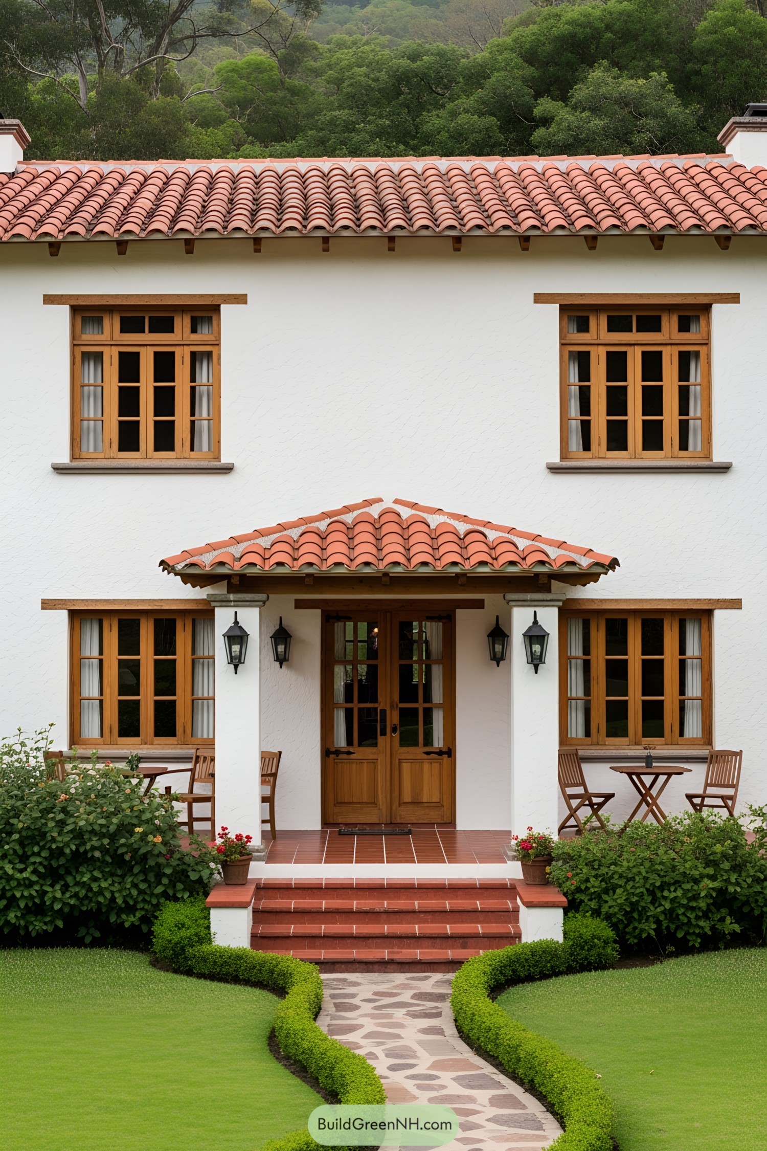 Charming Mexican house with terracotta roof