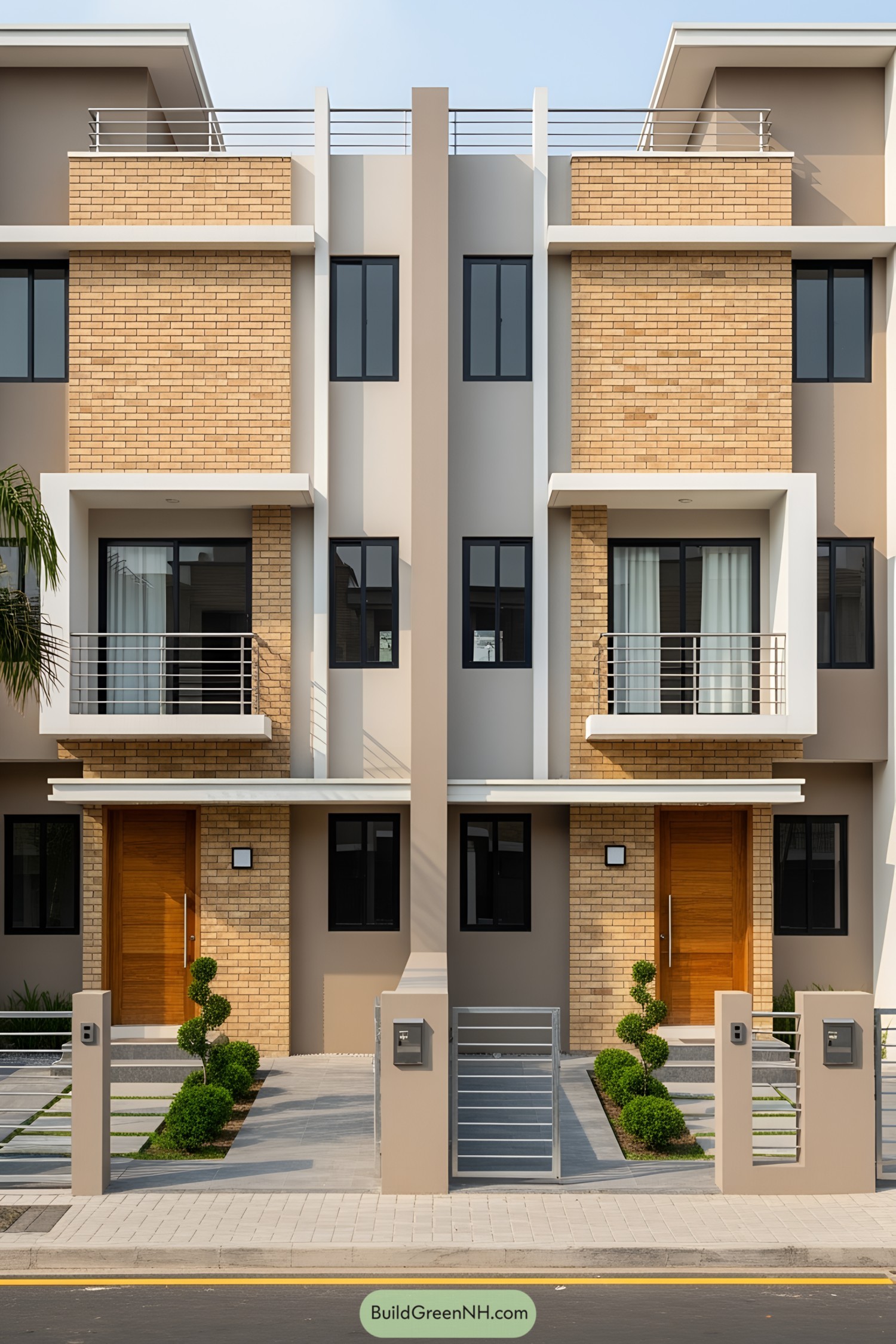 15 Small Row Houses with Bold Design Impact