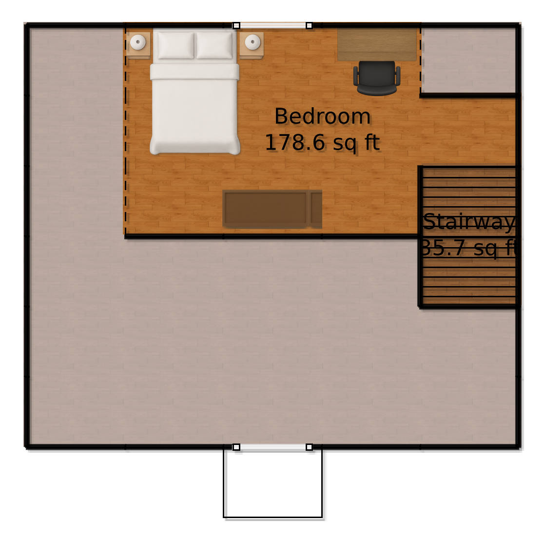 Lofted Floor