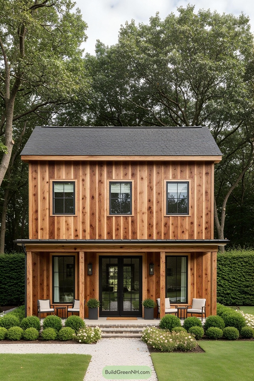 change house color to natural oak