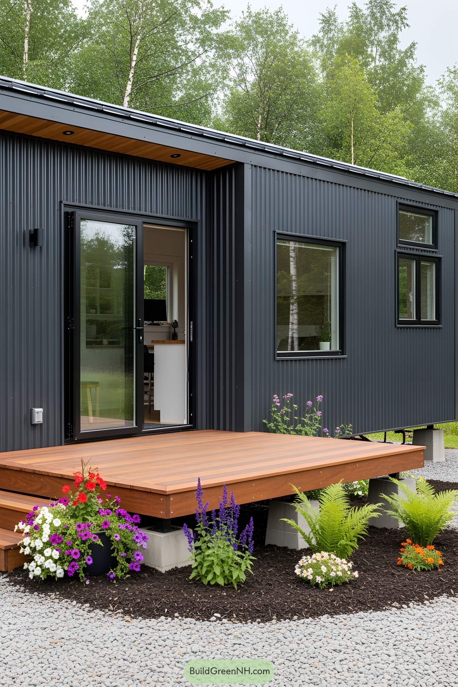 Cozy tiny house with deck and garden