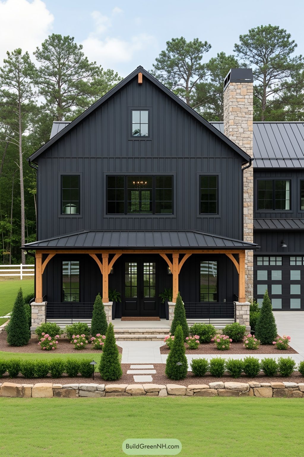 Rectangular Barndominium 25 All Black Barndominiums That Will Make You Say Yeehaw in Style