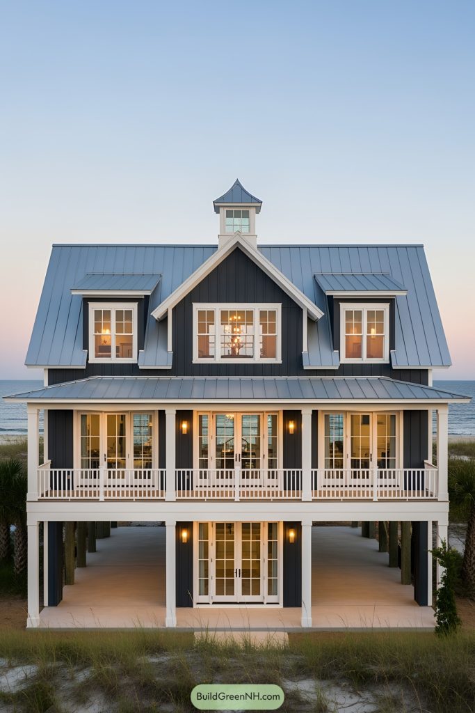 15 Barndominium Beach Houses That Will Make You Say Yeehaw