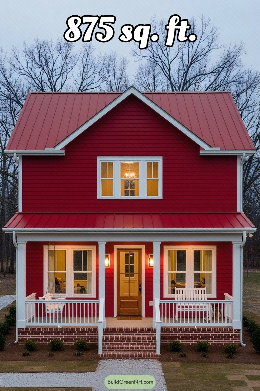 change house color to crimson red
