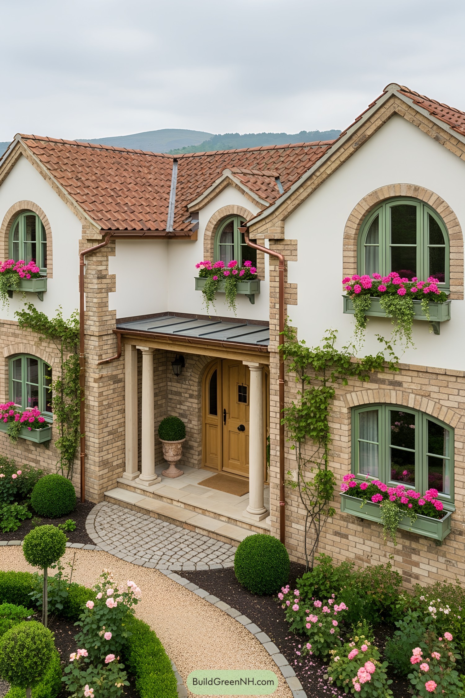 25 European Modern Cottages With Blooming Flower Boxes