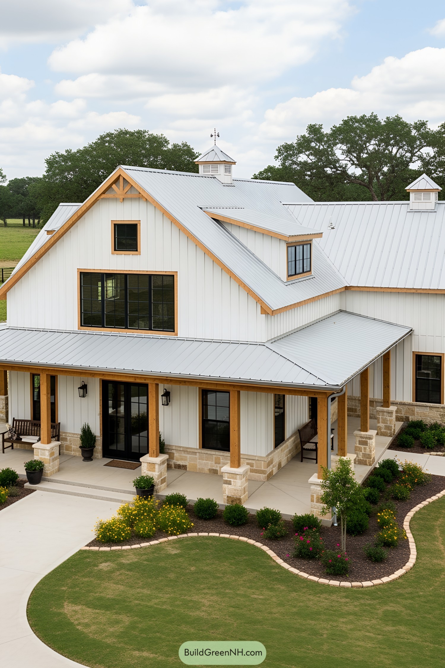 A Grand Barndominium with a Metal Roof