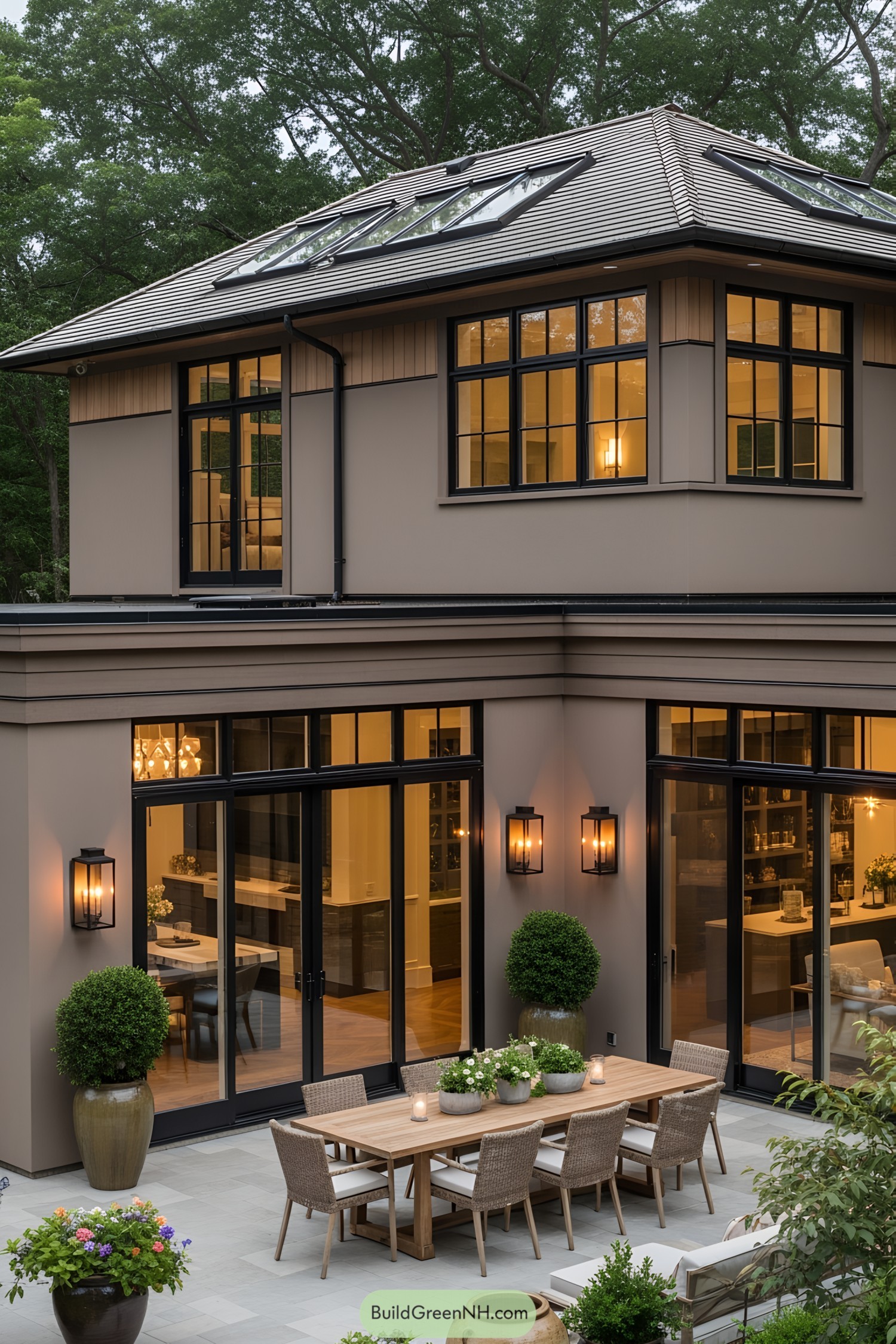 Elegant house with charming patio