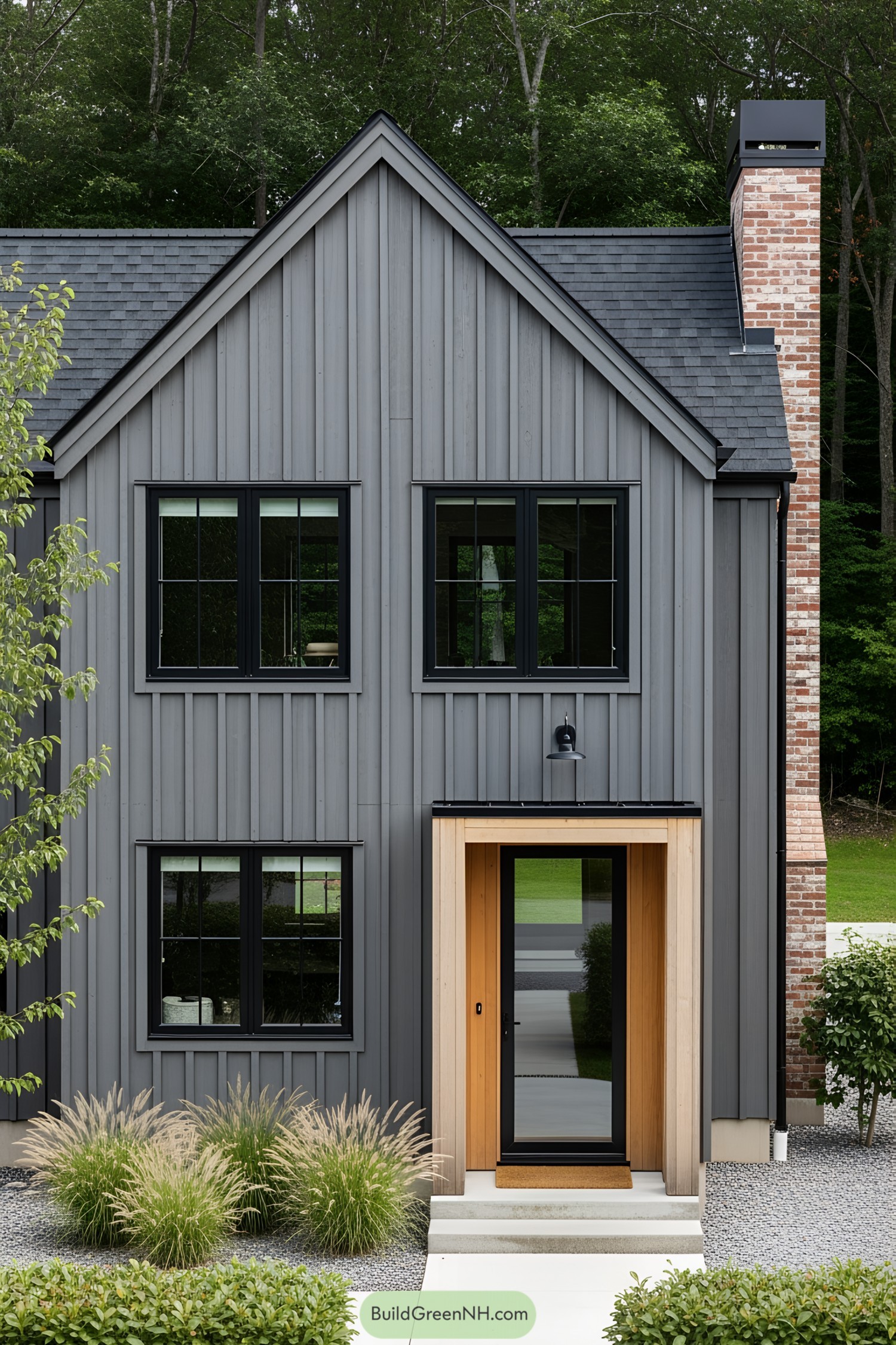 Contemporary country house with sleek design