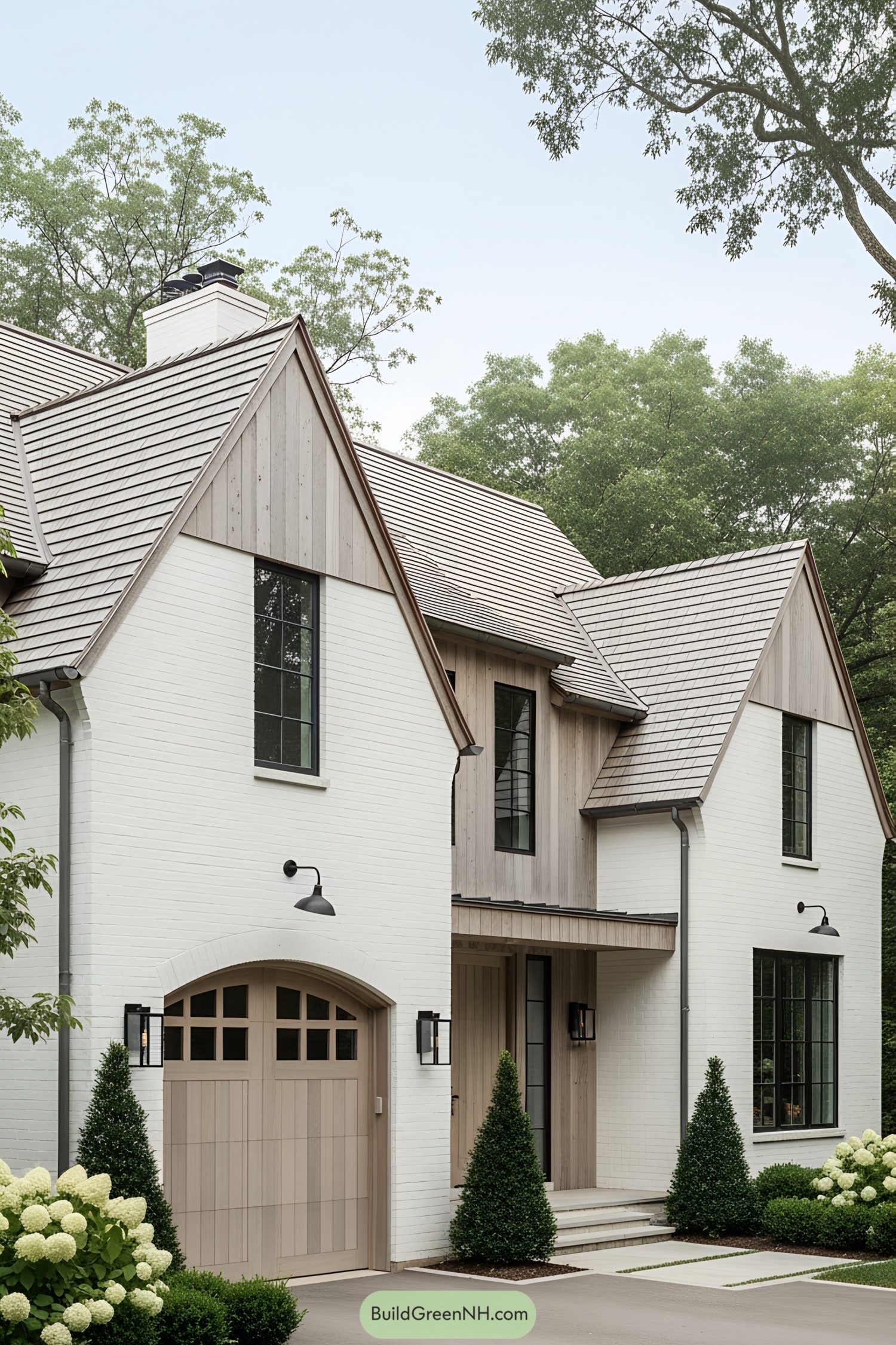 Modern European cottage with rustic charm
