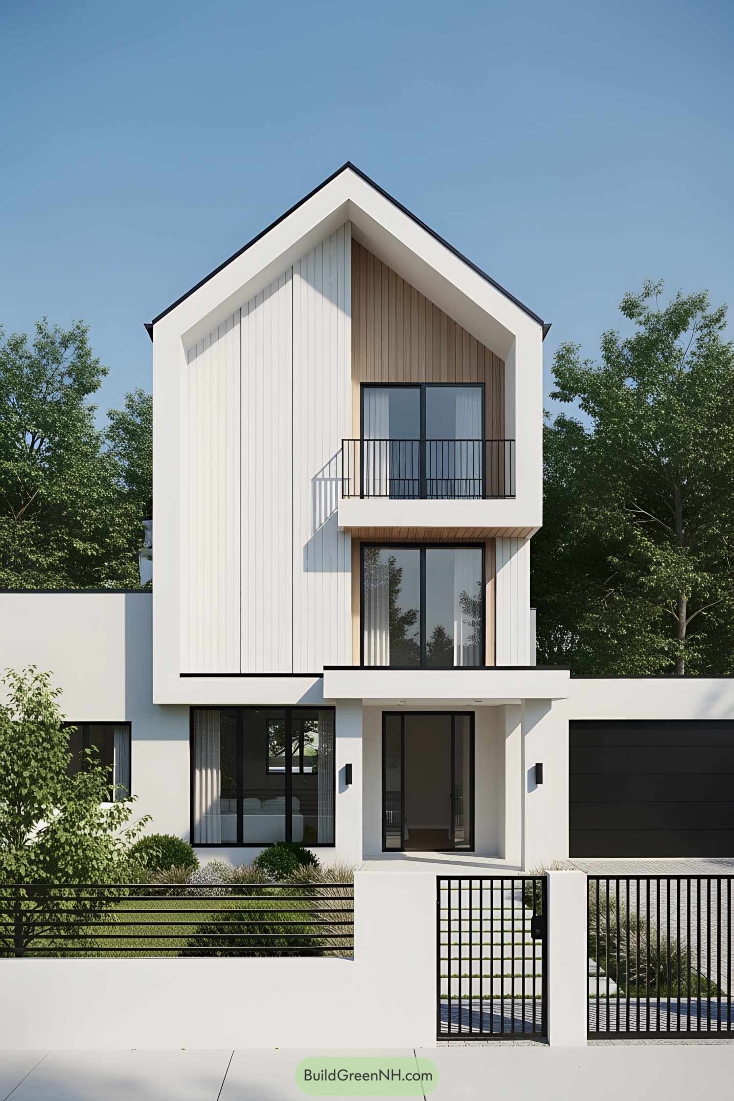 Modern house with elegant terrace