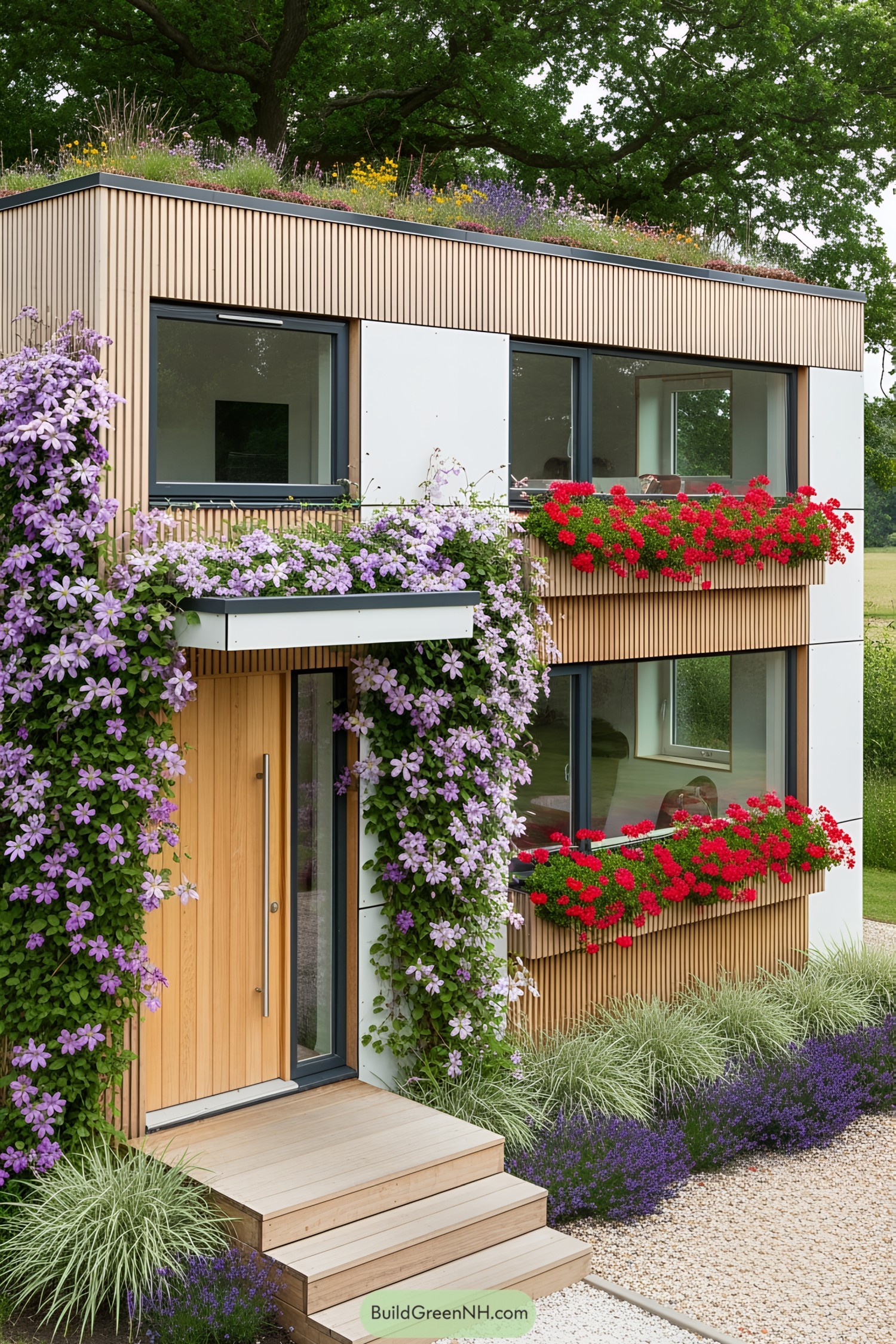25 Modern Tiny Houses With Blooming Facades That Make You Smile