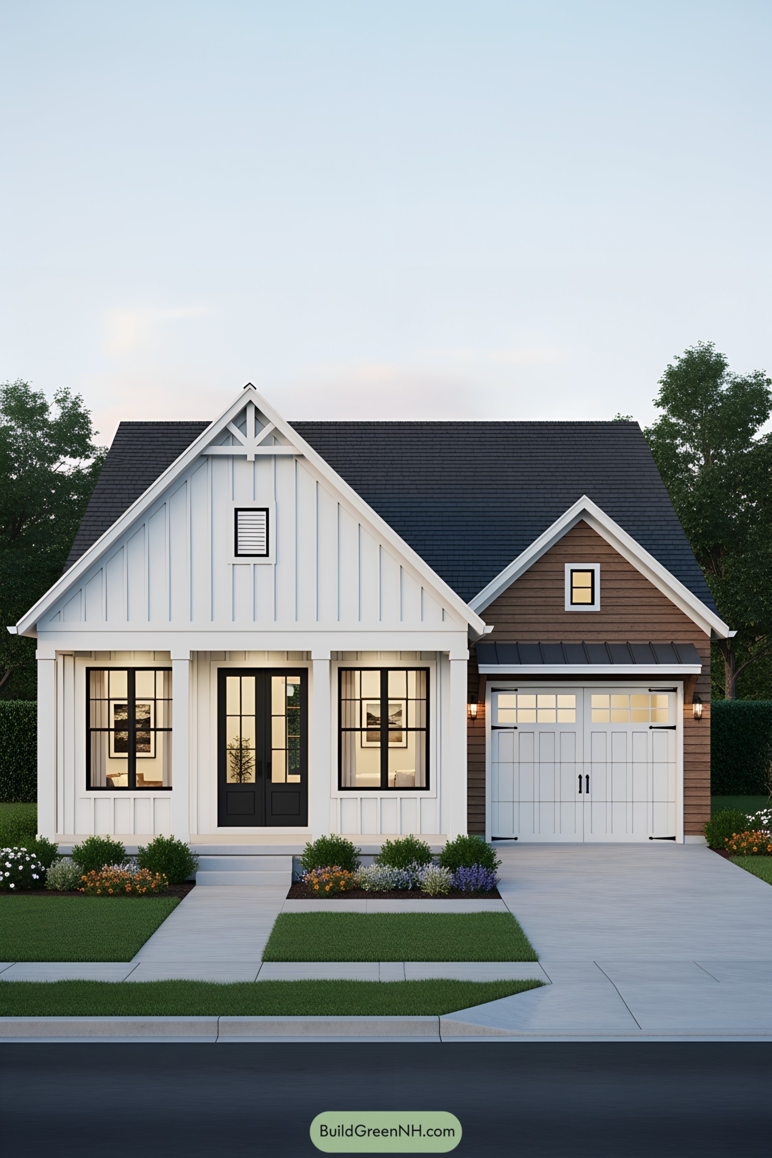 Cozy modern house with charming appeal
