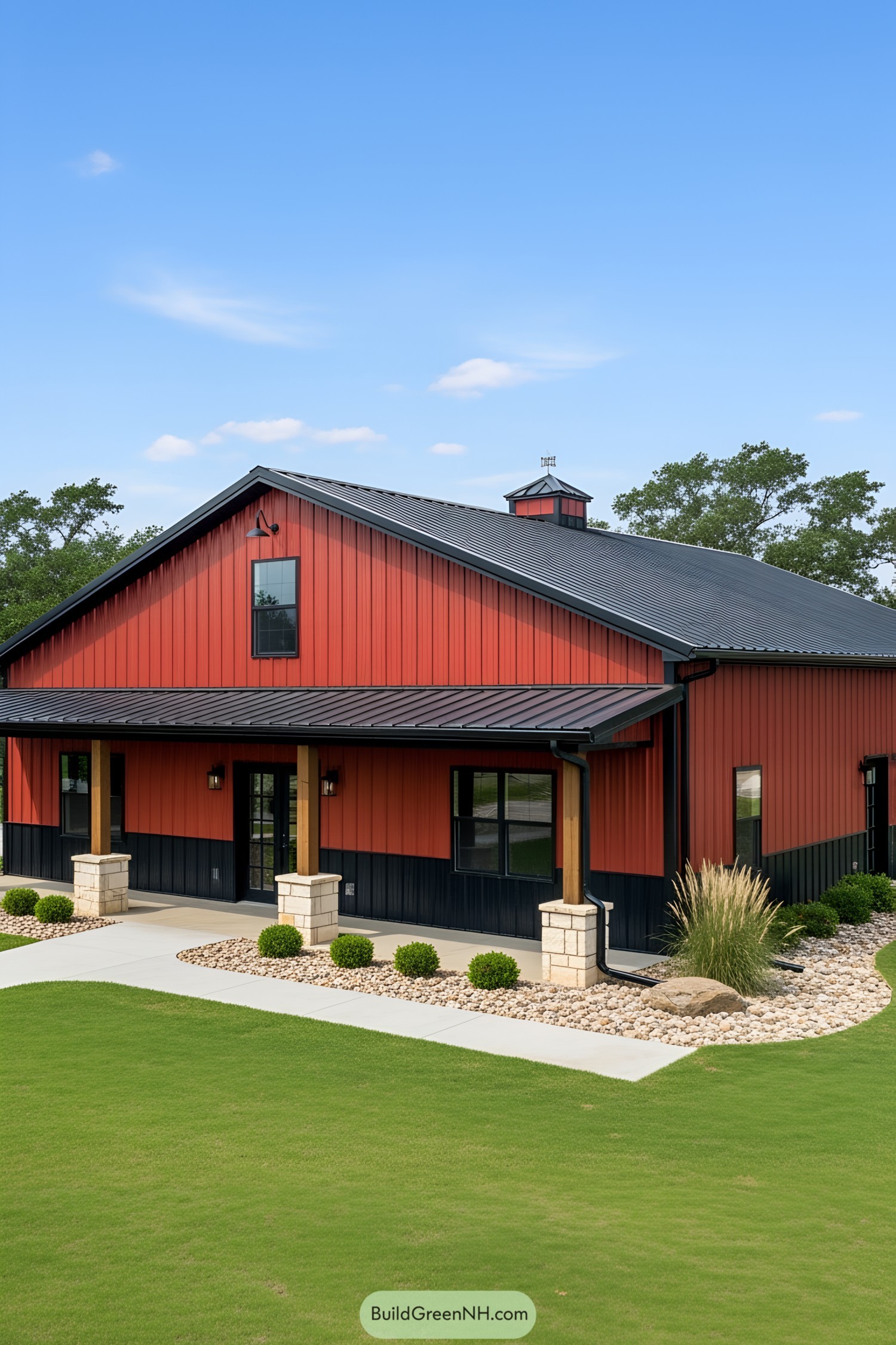 24 Modern Ranch Barndominiums That Max Out Style