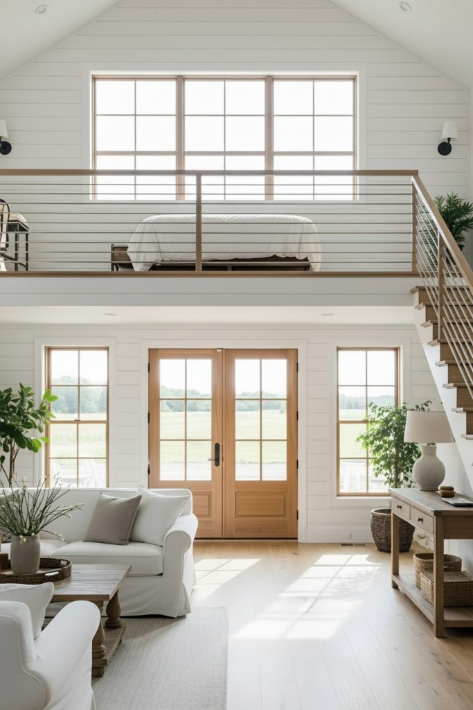 small barnhouse interior