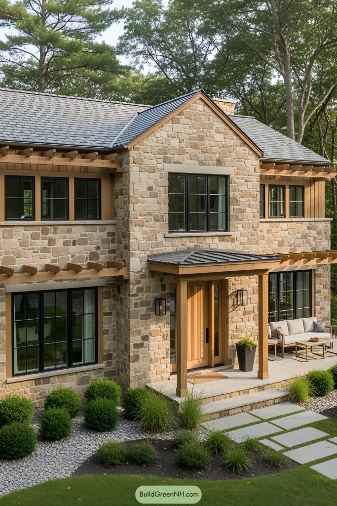 25 Stone and Wood Houses: Rustic Retreats and Timber Temples