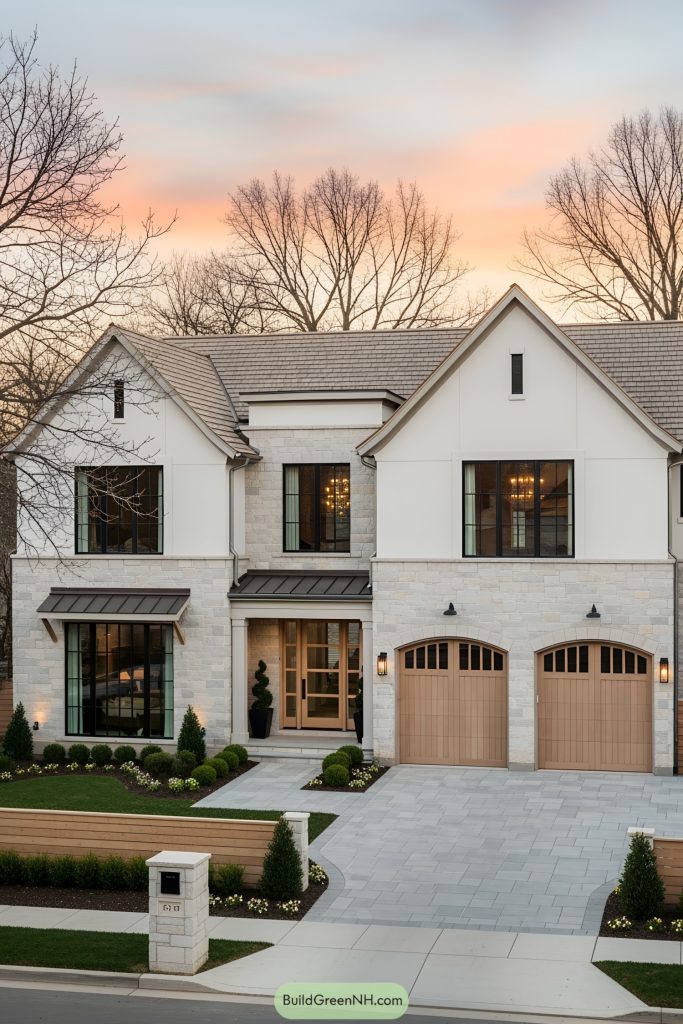 24 Transitional Houses That Blend Traditional Charm With Modern Chic