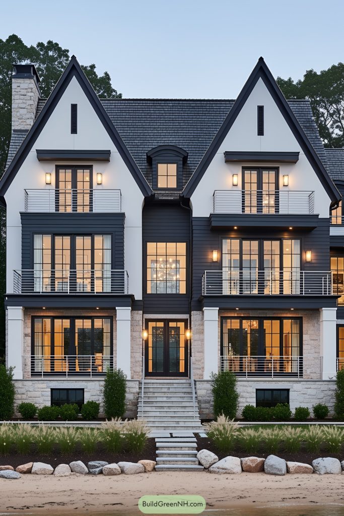 24 Transitional Houses That Blend Traditional Charm With Modern Chic