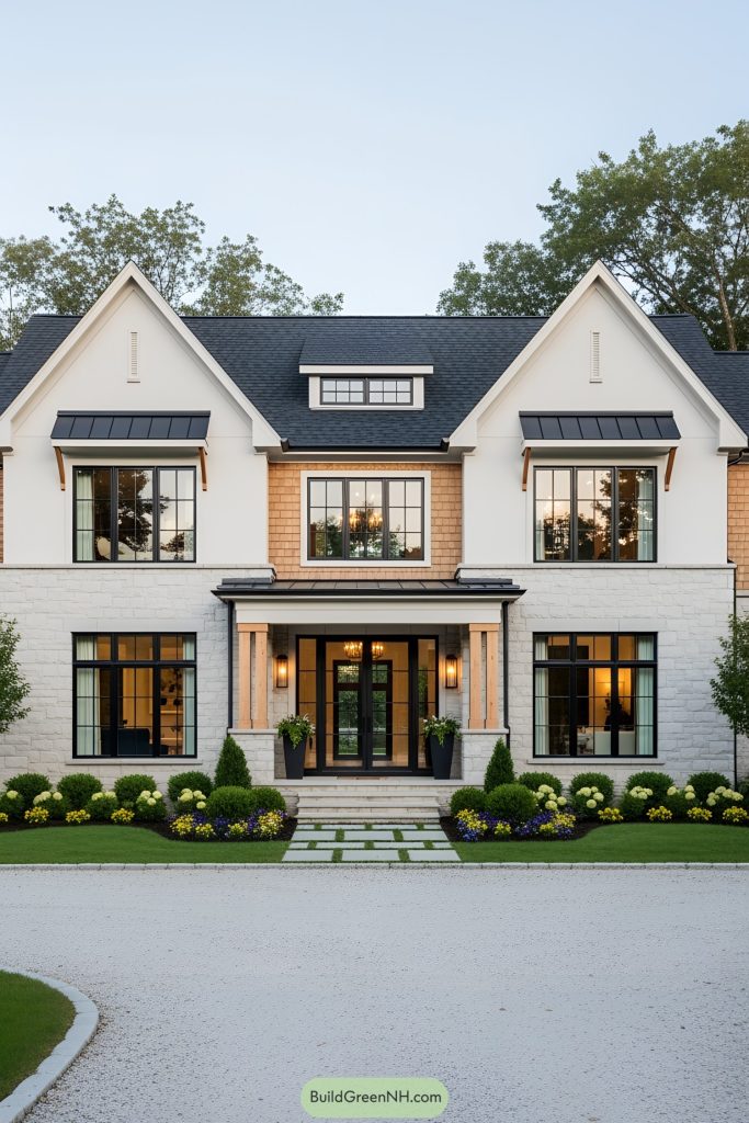 24 Transitional Houses That Blend Traditional Charm With Modern Chic
