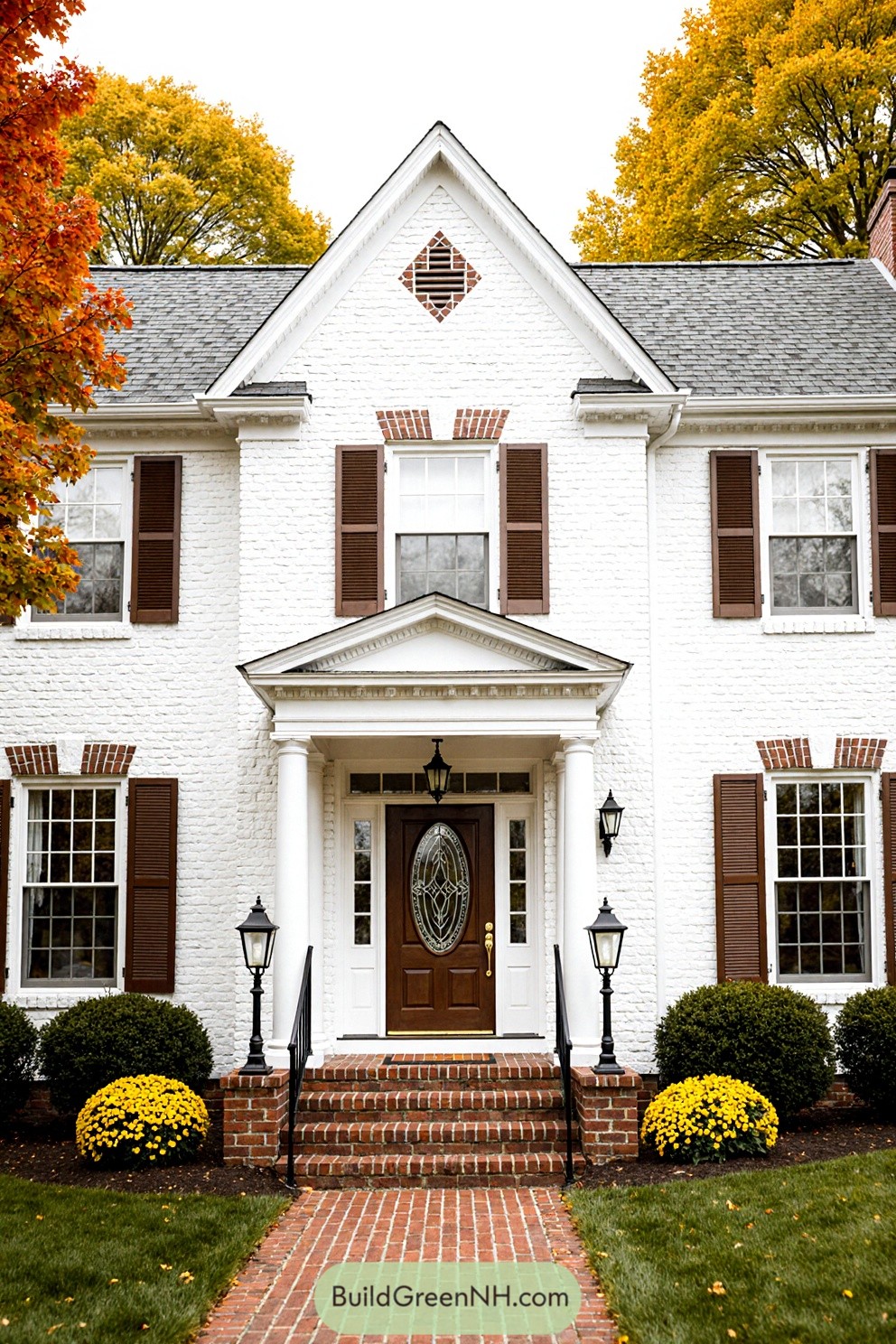 18 White Brick Houses With Shutters That Will Steal Your Heart