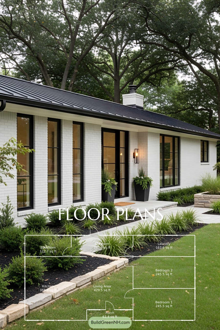 Contemporary Ranch Oasis Floor Plan
