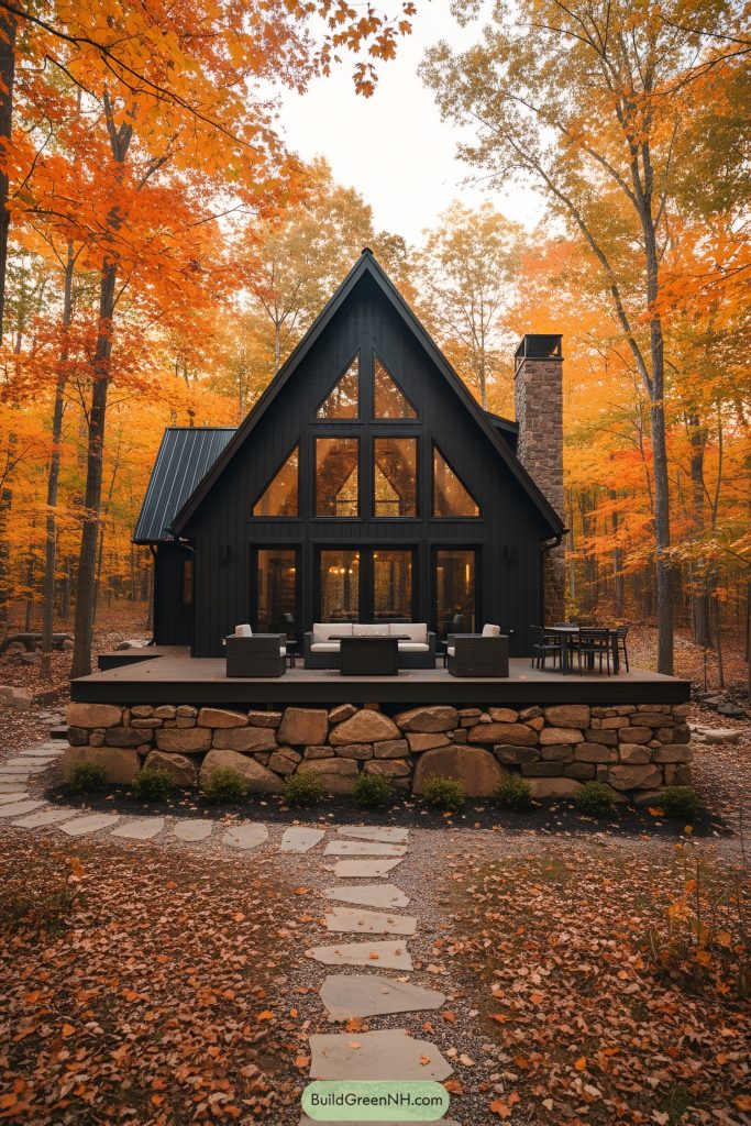 25 A-Frame Cabins With Large Decks Where Adventure Awaits