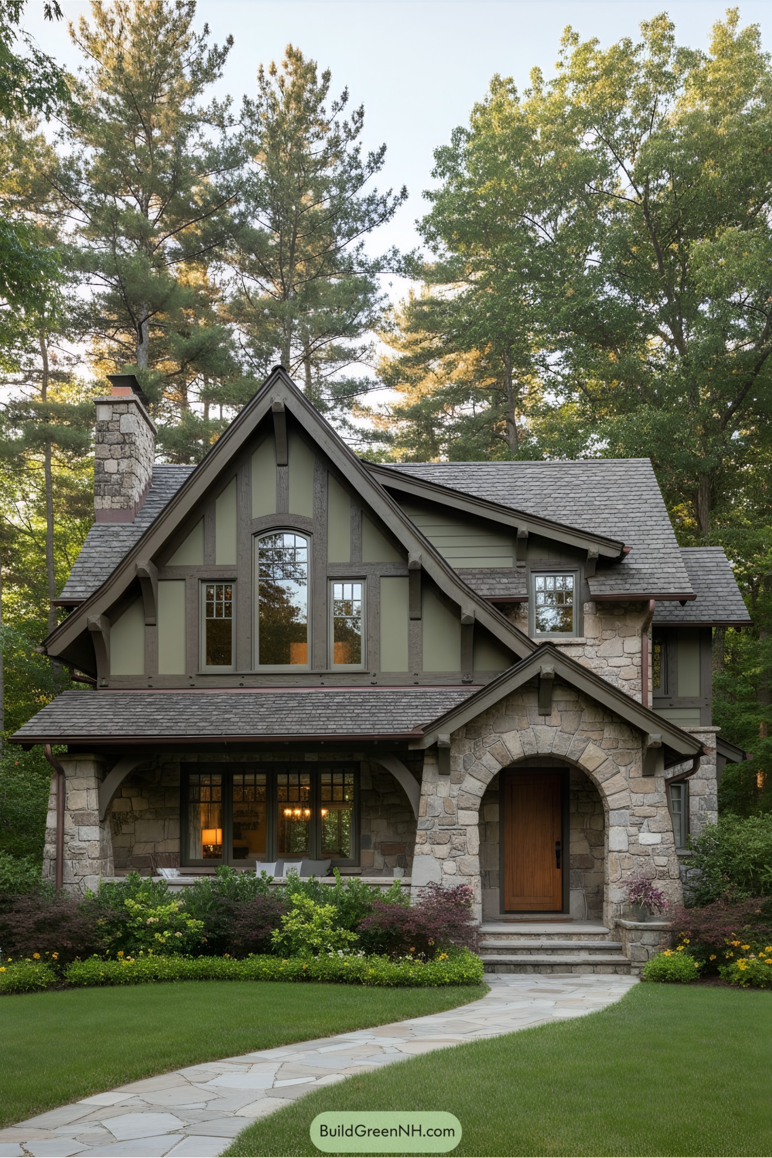 Charming stone and timber cottage amid woods
