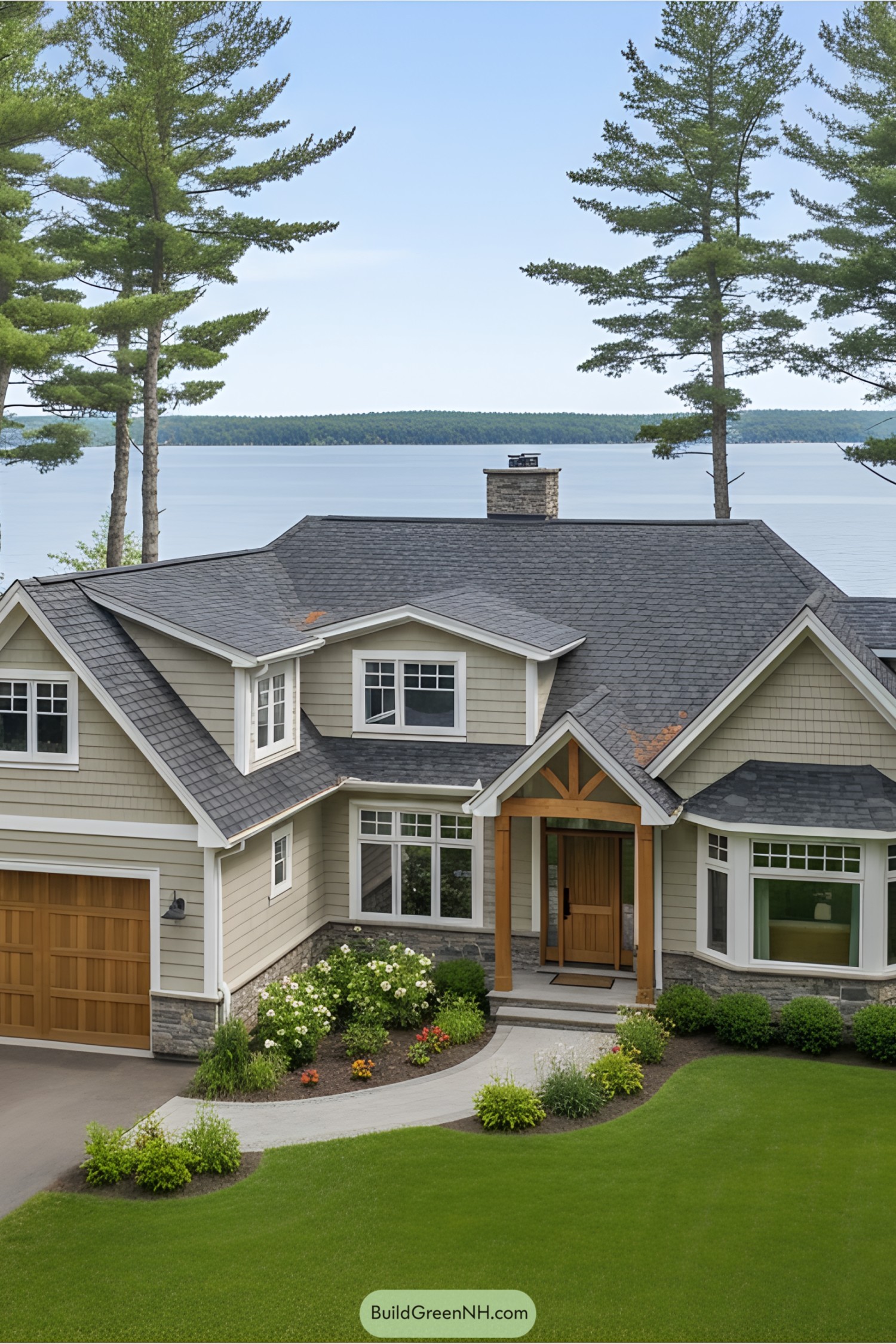Stylish cottage with a view of the lake