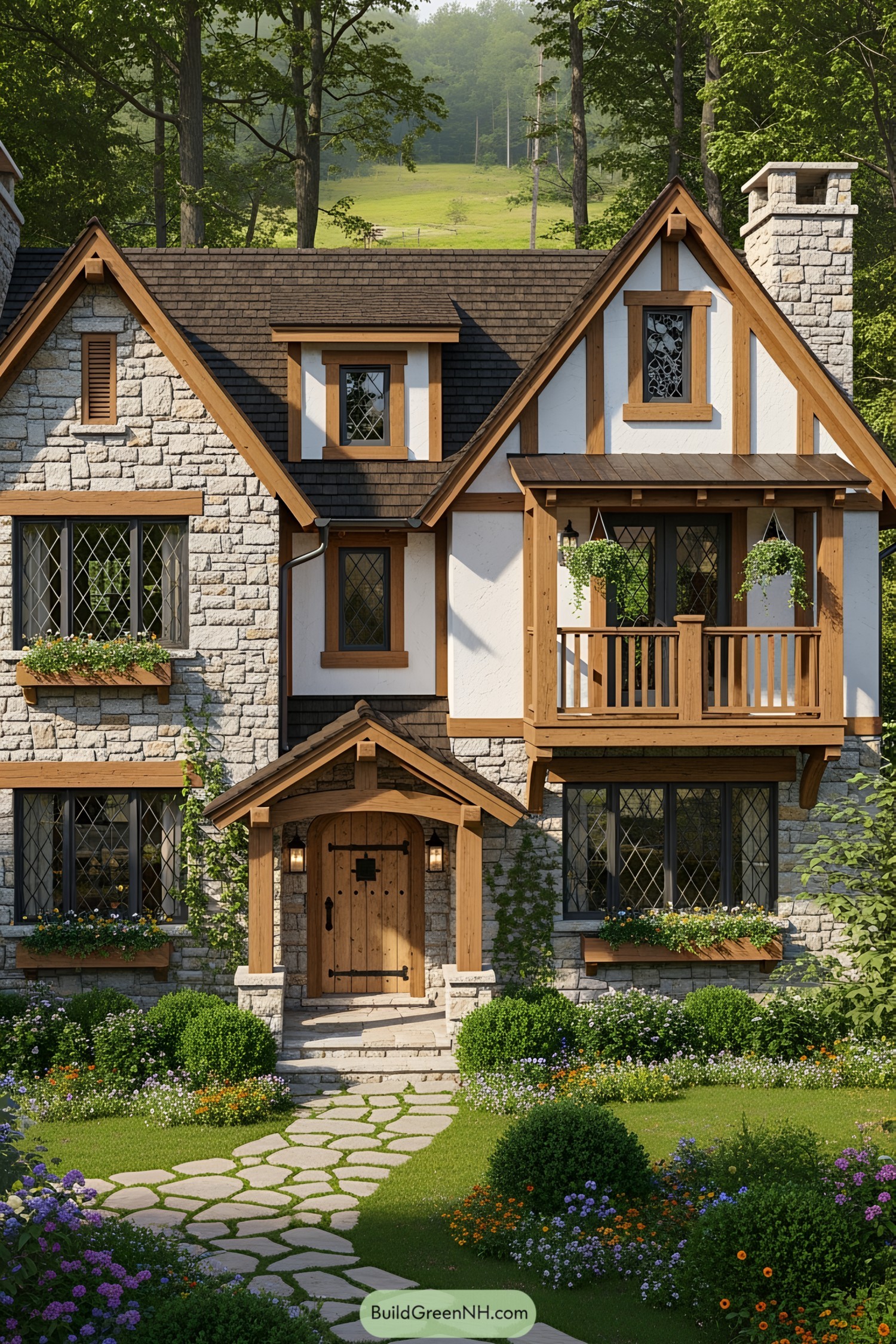 Charming cottage with lush garden